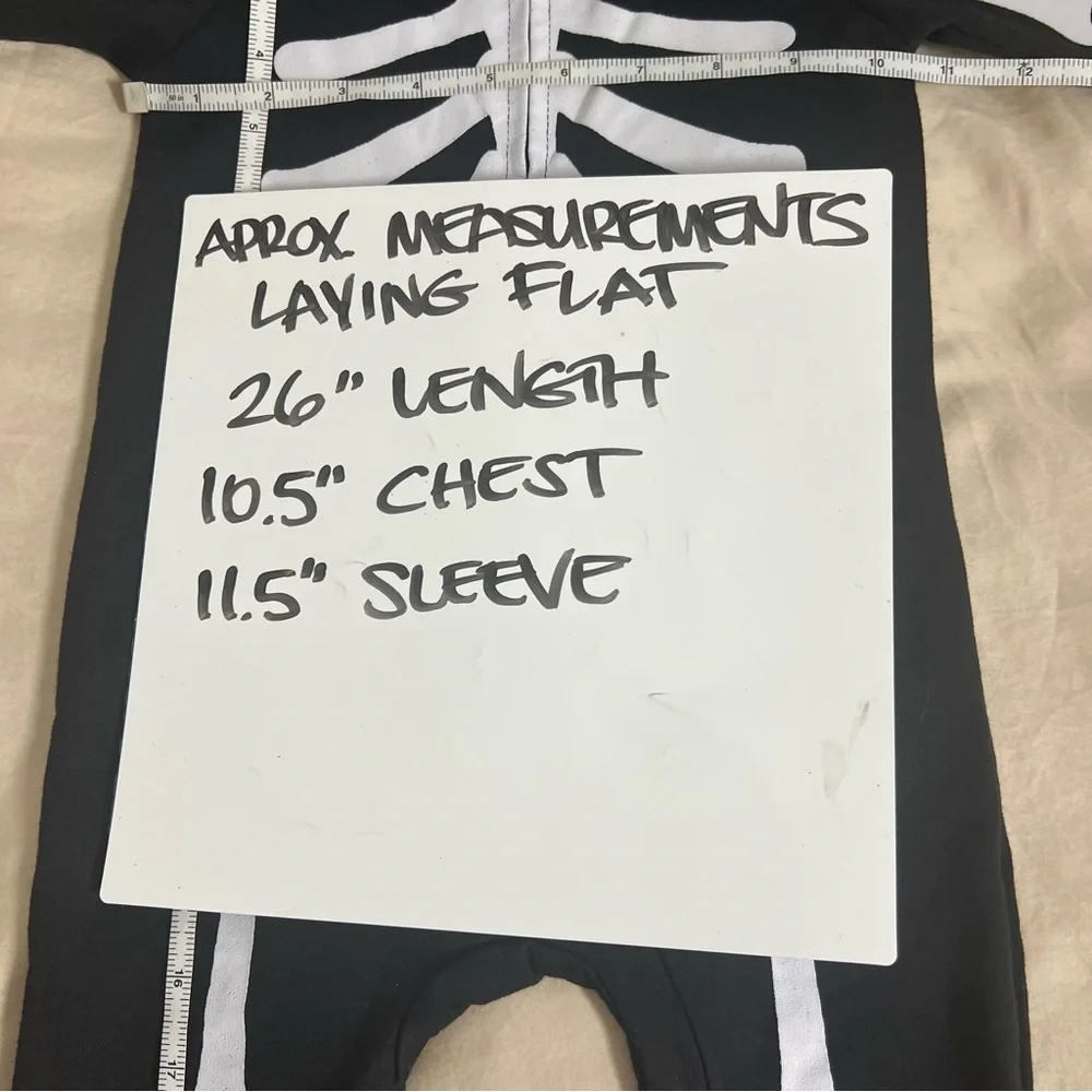 Tipsy Elves Baby Size 12 Months Black and White Skeleton Kids Halloween Costume